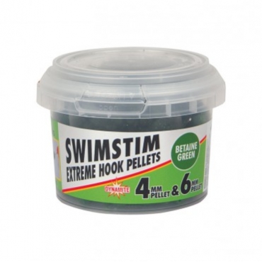 Dynamite Baits Swim Stim Extreme Hook Pellets Green 4 & 6mm